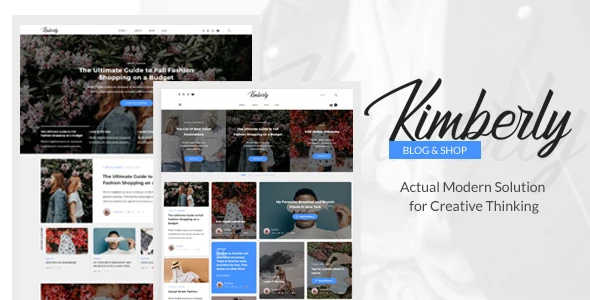 Kimberly – WordPress Blog & Shop Theme